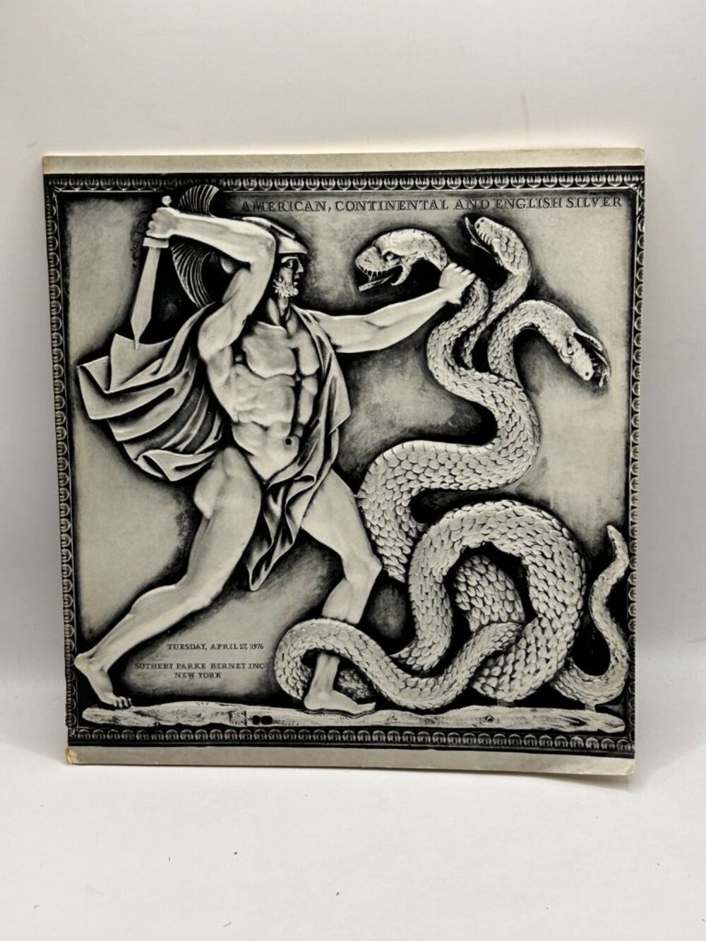 Vintage Book: Sotheby Parke Bernet 1976 Silver Auction Catalog  RARE